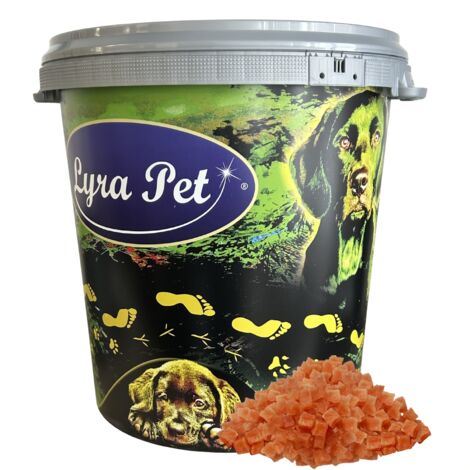 5 kg Lyra Pet® Hühnerbrustwürfel in 30 L Tonne (1/5)