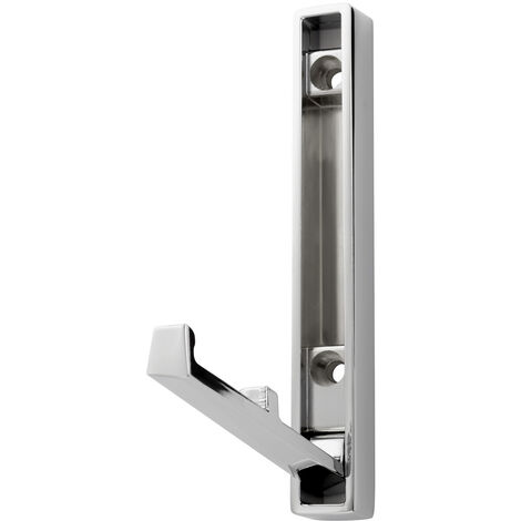 Garderobenhaken VALVOLE Höhe 120 mm x Breite 16 mm Chrom poliert aus Zinkdruckguss