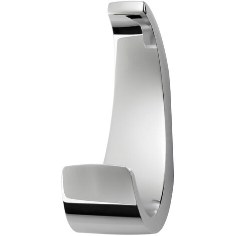 Garderobenhaken VETRINO Höhe 69 mm x Breite 24 mm Chrom poliert aus Zinkdruckguss