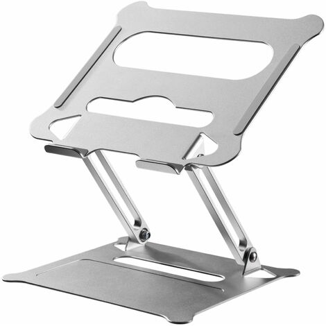 CAVO Laptop-Ständer geeignet für Laptops, Notebooks, Tablets: 11 bis 15" (Zoll), Traglast 5 kg, faltbar, höhenverstellbar, Aluminium