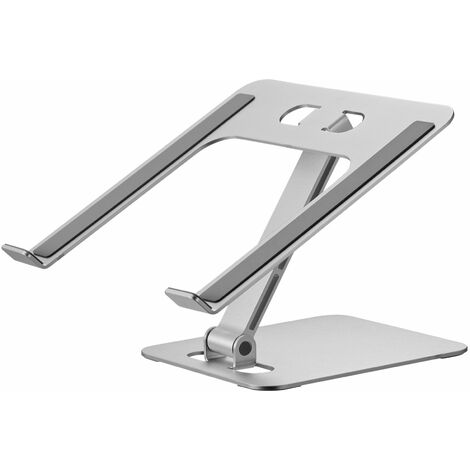 CAVO Laptop-Ständer geeignet für Laptops, Notebooks, Tablets: 10 bis 16" (Zoll), Traglast 5 kg, faltbar, höhenverstellbar, Aluminium