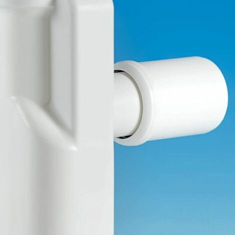SOTECH Siphon-Ausgang Adapter von 40 auf 50 mm, weiß, HT-Rohr-Adapter