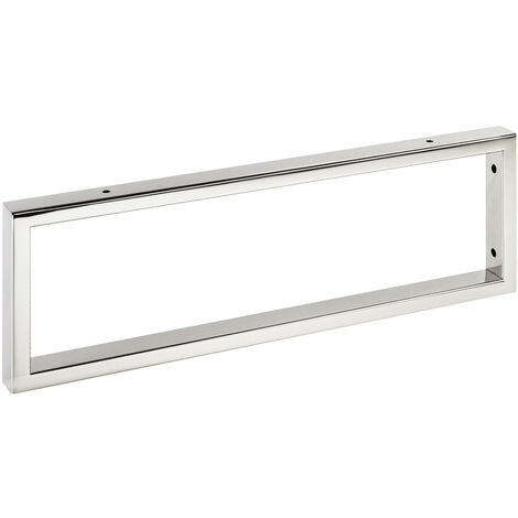 1 Stück Waschtischkonsole WK500 rechteckig 500 x 150 mm Edelstahl poliert