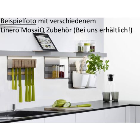 SOTECH Linero style stoffenrek zwart 571 x 38 x 45 mm om in te haken