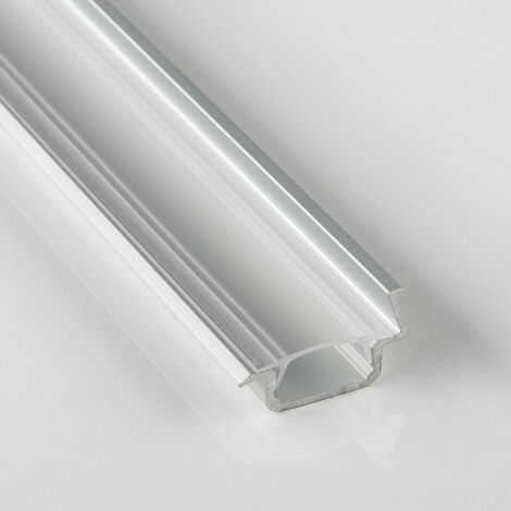 3 Stück SOTECH LED Profil-88 Einlassprofil Einfräsprofil 2000 x 21,5 mm mit klarer Abdeckung 30° Winkel für indirekte Beleuchtung