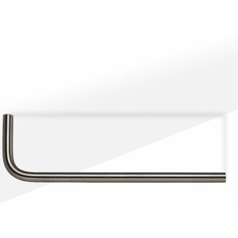SOTECH Garderobenstange NORMA L-Form 650 mm Ø 12 mm Garderobe Kleiderbügelstange