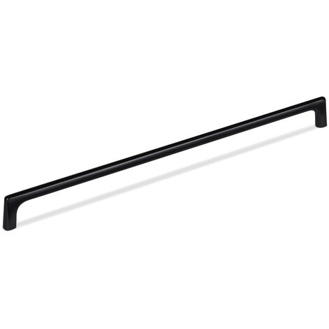 Möbelgriff Bügelgriff BLACKLINE III BA 320 mm schwarz matt inkl. Schrauben, 10 Stück