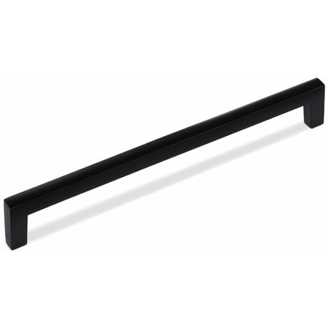 Möbelgriff Bügelgriff BLACKLINE I BA 224 mm schwarz matt inkl. Schrauben, 1 Stück