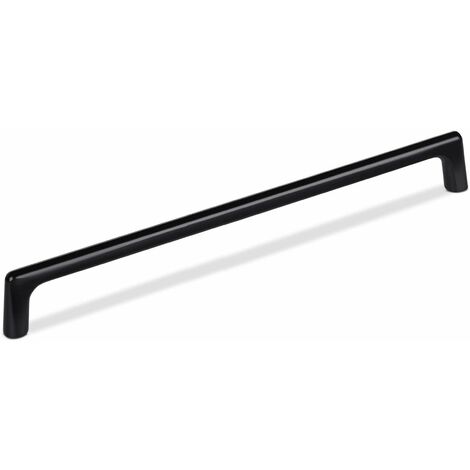 Möbelgriff Bügelgriff BLACKLINE III BA 256 mm schwarz matt inkl. Schrauben, 10 Stück