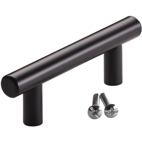 SOTECH Stangengriff/ Relinggriff G17 - Edelstahl schwarz, BA 64 mm, 20 Stück