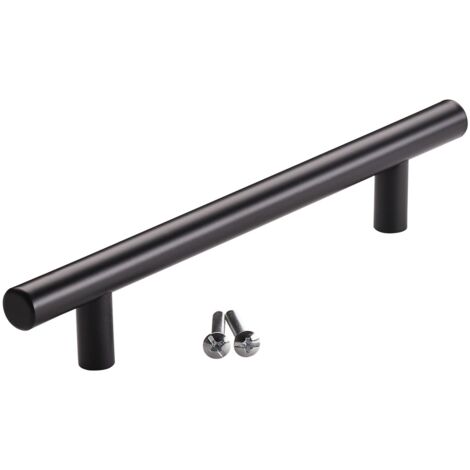 SOTECH Stangengriff/ Relinggriff G17 - Edelstahl schwarz, BA 128 mm, 1 Stück