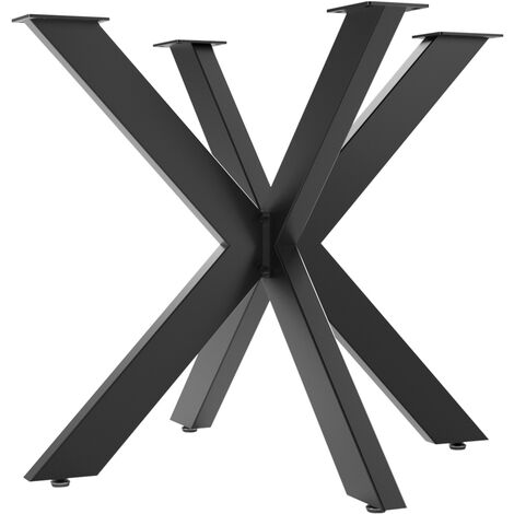 SOTECH Tischgestell SPIDER / Schwerlast Tisch-Beine aus Stahl in Schwarz / Tisch-Füße 710 x 850 x 850 mm