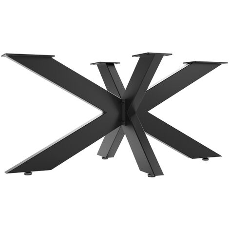 SOTECH Tischgestell SPIDER / Schwerlast Tisch-Beine aus Stahl in Schwarz / Tisch-Füße 430 x 980 x 580 mm