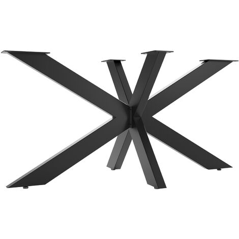 SOTECH Tischgestell SPIDER / Schwerlast Tisch-Beine aus Stahl in Schwarz / Tisch-Füße 710 x 1500 x 780 mm