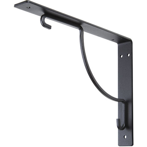 SOTECH Regalkonsole RK16 240 x 181 mm schwarz Tragkraft max. 30 kg pro Paar