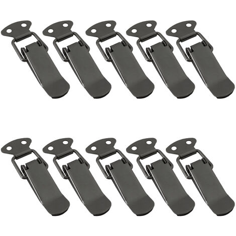Spannverschluss LATCH Kniehebelspanner Edelstahloptik, 10 Stück