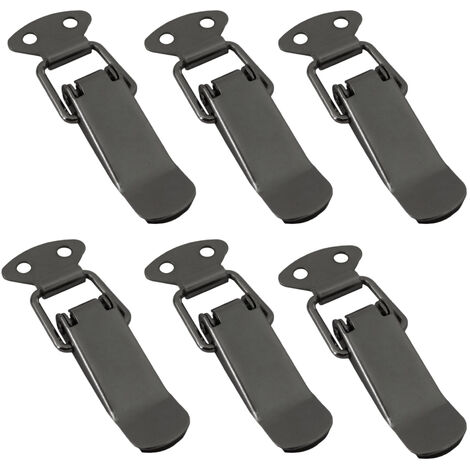 Spannverschluss LATCH Kniehebelspanner Edelstahloptik, 6 Stück