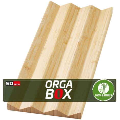 ORGA-BOX 3 BAMBUS Besteckeinsatz Holz-Besteckkasten fr Nobilia Schubladen  ab August 2012 Gewrzeinsatz 174 x 448 mm frORGA-BOX 3 Bambus  Besteckeinstze 60, 80, 100 und 120 cm Schrankbreite