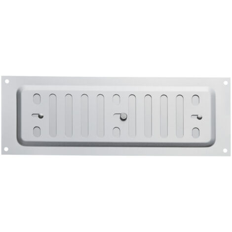 SOTECH Alu-Lüftungsgitter 190x190mm Edelstahloptik - Mit Insektenschutz, Für Innen & Außen