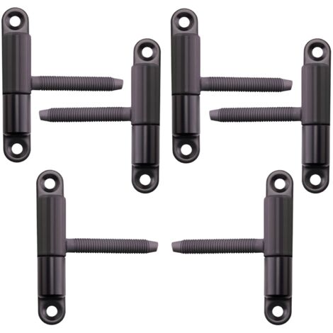 Türband Einbohrband 15 x 83 mm mit Zapfen M8 x 50 mm schwarz, 6 Stück