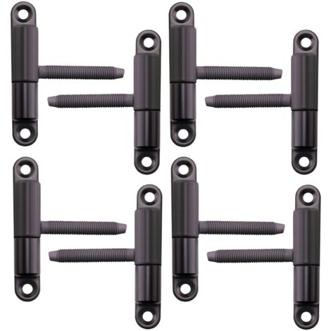 Türband Einbohrband 15 x 83 mm mit Zapfen M8 x 50 mm schwarz, 8 Stück