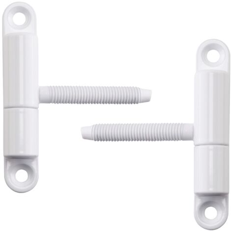 Türband Einbohrband 15 x 83 mm mit Zapfen M8 x 50 mm weiß, 2 Stück