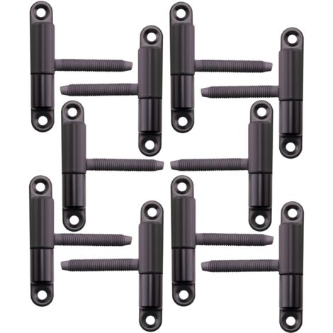 Türband Einbohrband 15 x 83 mm mit Zapfen M8 x 50 mm schwarz, 10 Stück