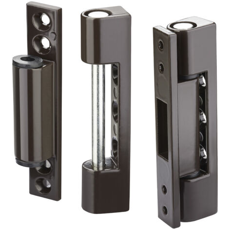Fensterband Höhe 95 mm Aluminium braun, 2 Stück
