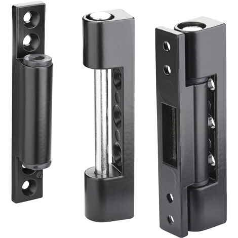 Fensterband Höhe 95 mm Aluminium schwarz, 2 Stück