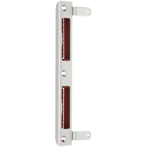 BKS Türrahmen Türschließblech DIN L/R Winkel-Schließblech S2800048 rund, Stahl, Stulp: 170 x 20 x 8 mm