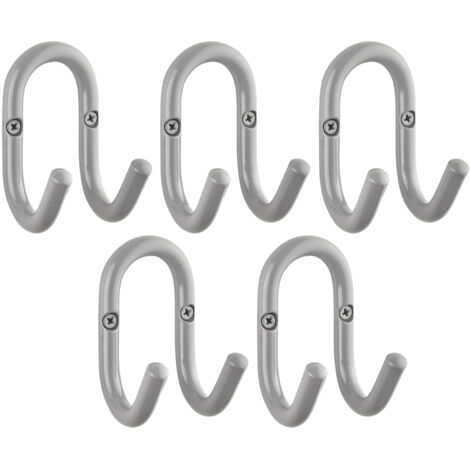 SOTECH Garderobenhaken FARA 87 mm Grau, 5 Stück