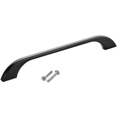 SOTECH Möbelgriff Bügelgriff Blackline XIII schwarz matt Schubladengriff Schrankgriff inkl. Schrauben - Bohrlochabstand (BA) 160 mm, 1 Stück