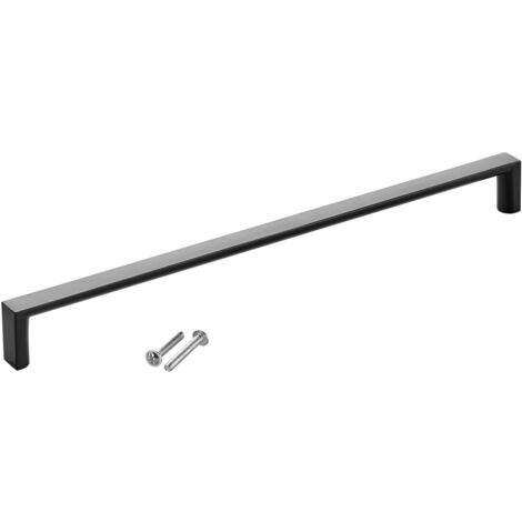 SOTECH Möbelgriff Bügelgriff Blackline XI schwarz matt Schubladengriff Schrankgriff inkl. Schrauben - Bohrlochabstand (BA) 256 mm, 1 Stück