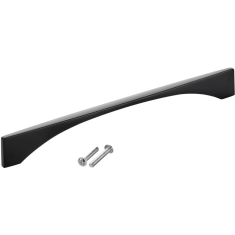 SOTECH Möbelgriff Bügelgriff Blackline XIV schwarz matt  Schubladengriff Schrankgriff inkl. Schrauben - Bohrlochabstand (BA) 192 mm, 1 Stück