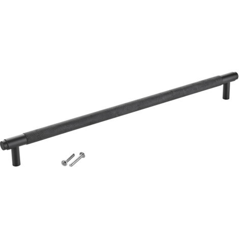 SOTECH Möbelgriff Bügelgriff Blackline VIII schwarz matt  Schubladengriff Schrankgriff inkl. Schrauben - Bohrlochabstand (BA) 320 mm, 1 Stück