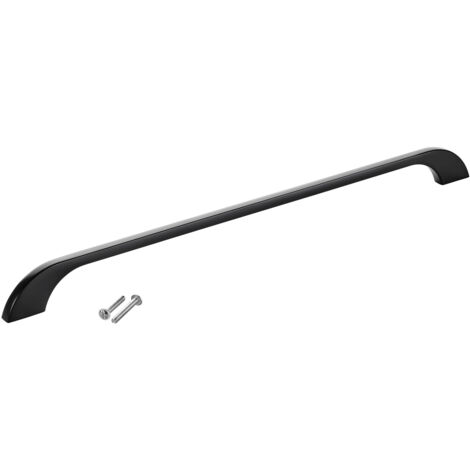 SOTECH Möbelgriff Bügelgriff Blackline XIII schwarz matt Schubladengriff Schrankgriff inkl. Schrauben - Bohrlochabstand (BA) 320 mm, 1 Stück