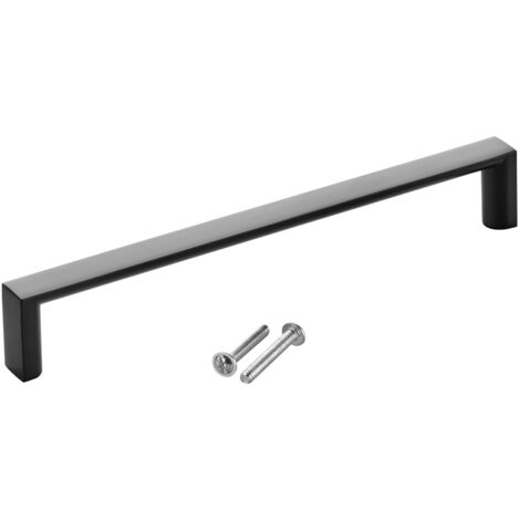 SOTECH Möbelgriff Bügelgriff Blackline XI schwarz matt  Schubladengriff Schrankgriff inkl. Schrauben - Bohrlochabstand (BA) 160 mm, 1 Stück