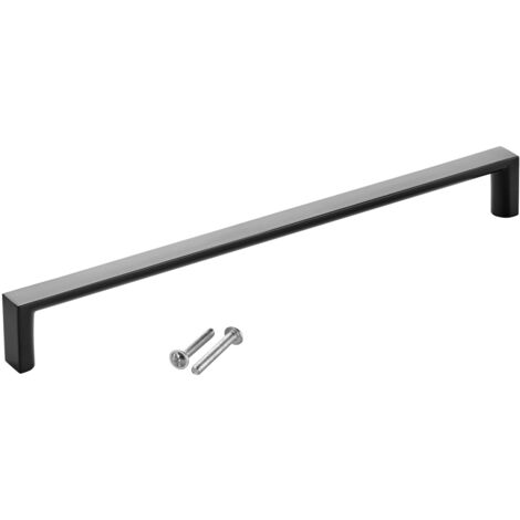 SOTECH Möbelgriff Bügelgriff Blackline XI schwarz matt  Schubladengriff Schrankgriff inkl. Schrauben - Bohrlochabstand (BA) 224 mm, 1 Stück