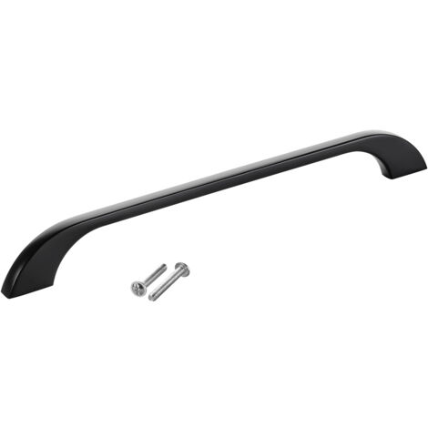 SOTECH Möbelgriff Bügelgriff Blackline XIII schwarz matt Schubladengriff Schrankgriff inkl. Schrauben - Bohrlochabstand (BA) 192 mm, 1 Stück