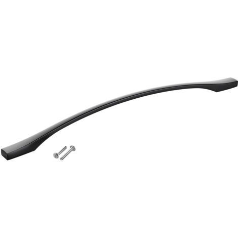 SOTECH Möbelgriff Bügelgriff Blackline XV schwarz matt Schubladengriff Schrankgriff inkl. Schrauben - Bohrlochabstand (BA) 320 mm, 1 Stück