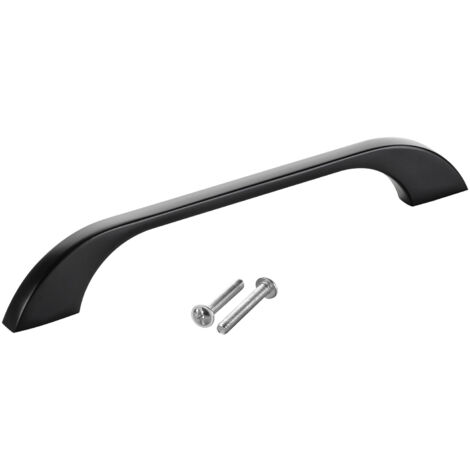 SOTECH Möbelgriff Bügelgriff Blackline XIII schwarz matt Schubladengriff Schrankgriff inkl. Schrauben - Bohrlochabstand (BA) 128 mm, 1 Stück