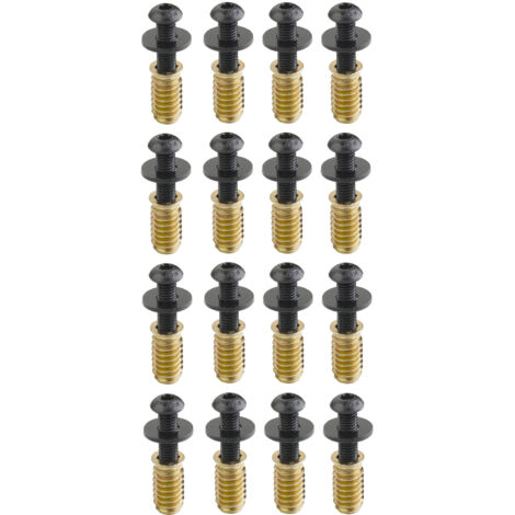 SOTECH Schraubenset 16 Stück M8 x 30 mm mit Gewindemuffen/Einschraubmuffen M8 x 24 mm und Unterlegscheiben für Tischgestelle, Tischbeine und vieles mehr