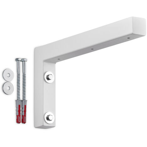 SOTECH Wandkonsole Regalkonsole Waschtischkonsole in L-Form 300 x 150 x 30 mm, weiß matt pulverbeschichtet, 1 Stück