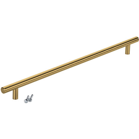 SOTECH Stangengriff/ Relinggriff G17 - Edelstahl goldfarbig galvanisiert, BA 320 mm, 1 Stück
