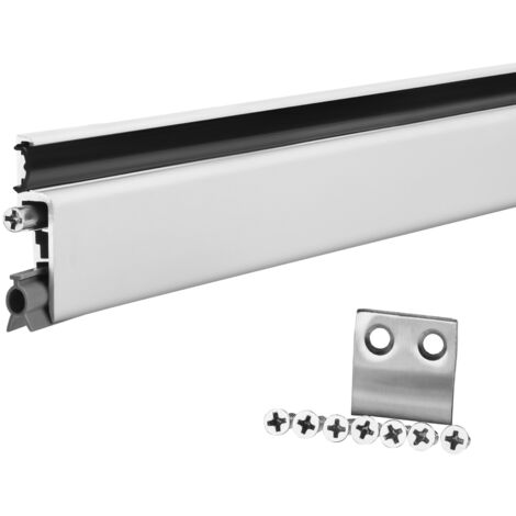 SOTECH Türbodendichtung Türdichtung automatisch für Türbreite bis max. 985 mm, Aluminium eloxiert kürzbar, zum Aufschrauben