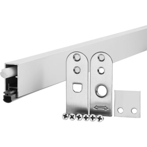 SOTECH Türbodendichtung Türdichtung automatisch für Türbreite bis max. 985 mm, Aluminium eloxiert kürzbar, zum Einfräsen für seitliche Befestigung