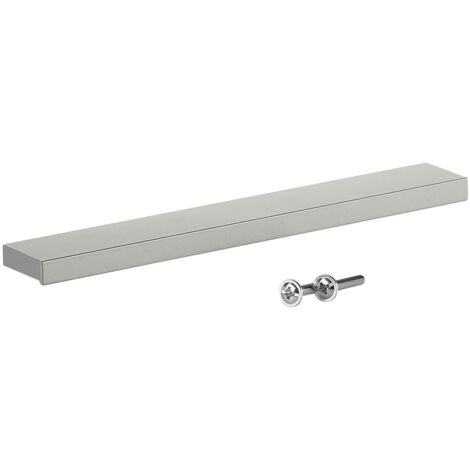 SOTECH Möbelgriff Griffleiste LineaGrip Edelstahloptik 180 x 27 x 9 mm Bohrlochabstand 128 mm , 5 Stück