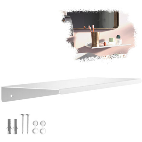 SOTECH Design Wandregal HOVER Tiefe 13 cm Höhe 3 cm Länge 35 cm inkl. Befestigungsset für Wandmontage, weiß, 1 Stück (1/5)
