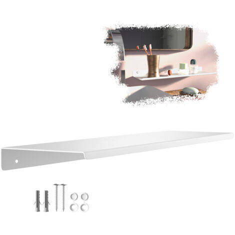 SOTECH Design Wandregal HOVER Tiefe 13 cm Höhe 3 cm Länge 45 cm inkl. Befestigungsset für Wandmontage, weiß, 1 Stück (1/5)