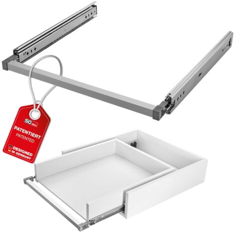 1 Paar SOTECH Schwerlastauszüge VarioSlide KV2 200 H76 L1200 EH 1219,2